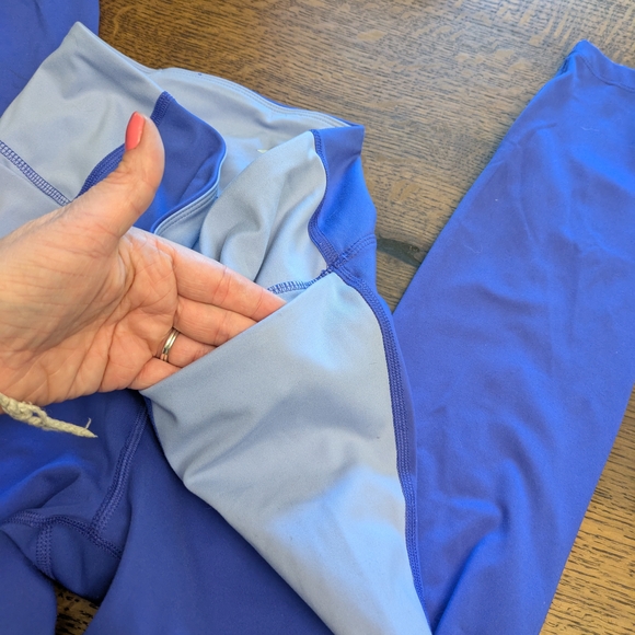 Avia Light Blue and Navy Leggings - Picture 4 of 10